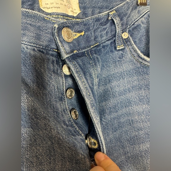 We The Free Straight Blue Jeans Size 29 Womens - Picture 4 of 10